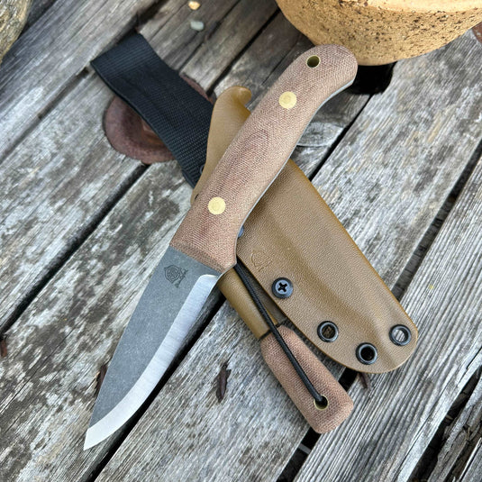 Natural Canvas Micarta Woodlander - Ben & Lois Orford