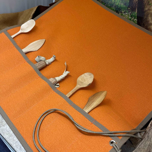 Orange Canvas Tool Roll - Ben & Lois Orford