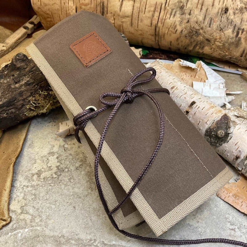 Load image into Gallery viewer, Brown Canvas Tool roll - Ben & Lois Orford