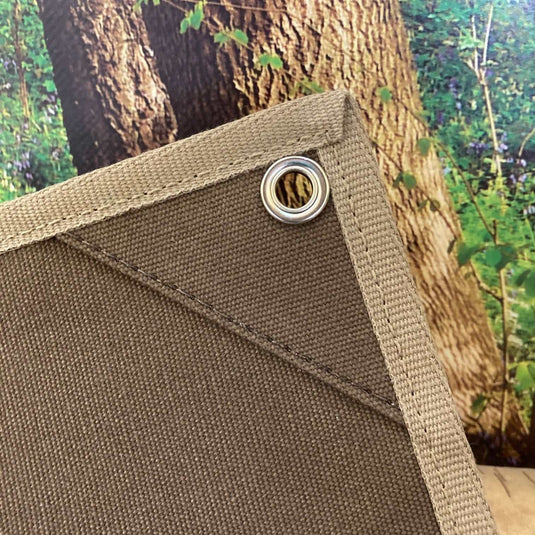 Deluxe Brown Canvas Tool roll - Ben & Lois Orford