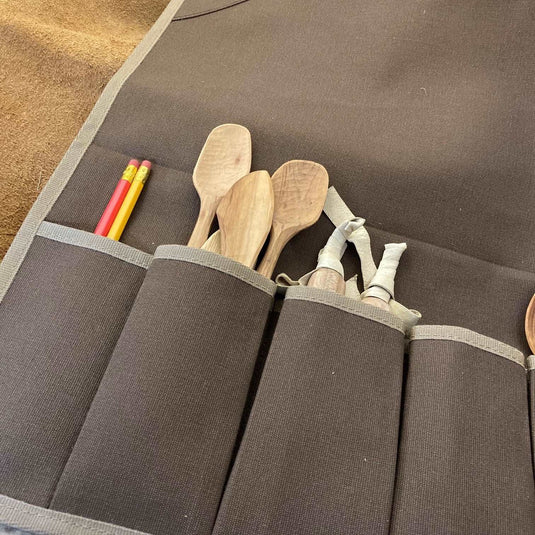 Deluxe Brown Canvas Tool roll - Ben & Lois Orford