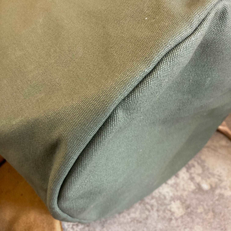 Load image into Gallery viewer, Deluxe Canvas Bucket Bag Green - Ben & Lois Orford
