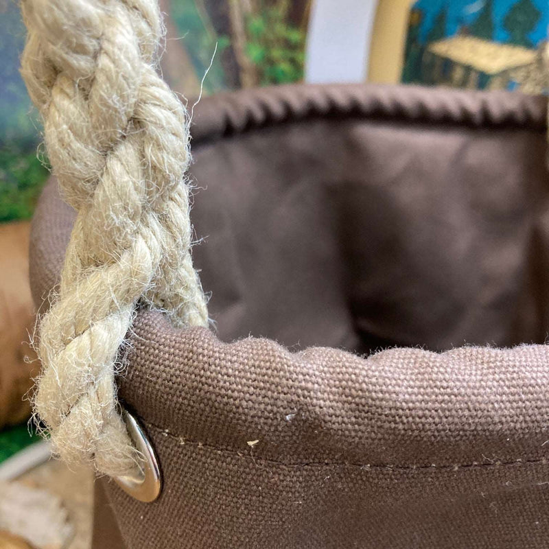 Load image into Gallery viewer, Deluxe Canvas Bucket Bag Brown - Ben & Lois Orford