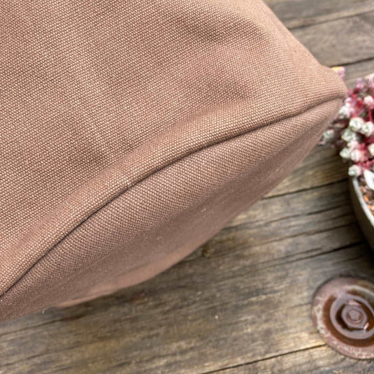 Canvas Bucket Bag Brown - Ben & Lois Orford