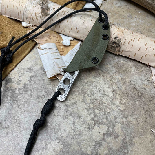 Damasteel 'Thorn' Knife Green - Ben & Lois Orford