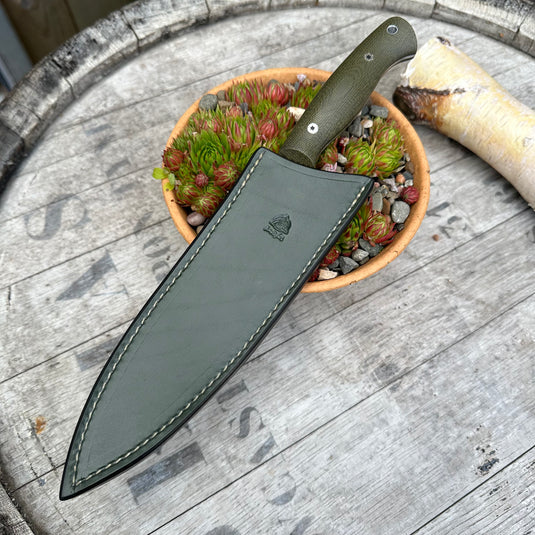 Green Micarta Provider 8