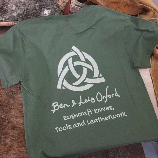 'Eat, Sleep, Bushcraft' T-Shirt - OD Green