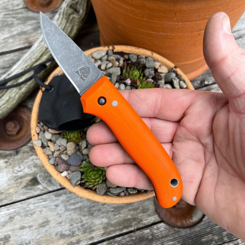 Load image into Gallery viewer, "Chunky" Hunter Orange Flat grind Nomad - Ben & Lois Orford