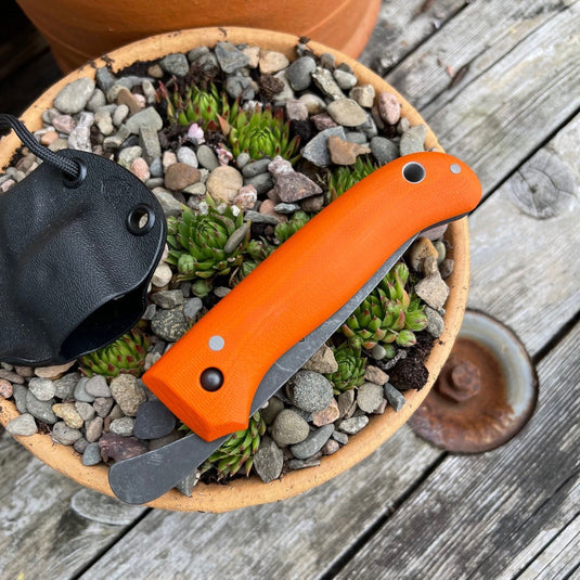 "Chunky" Hunter Orange Flat grind Nomad - Ben & Lois Orford