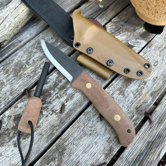 Natural Canvas Micarta Woodlander - Ben & Lois Orford