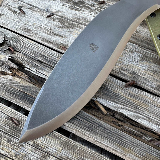New Design AEB-L Hunter Orange Khukuri - Ben & Lois Orford