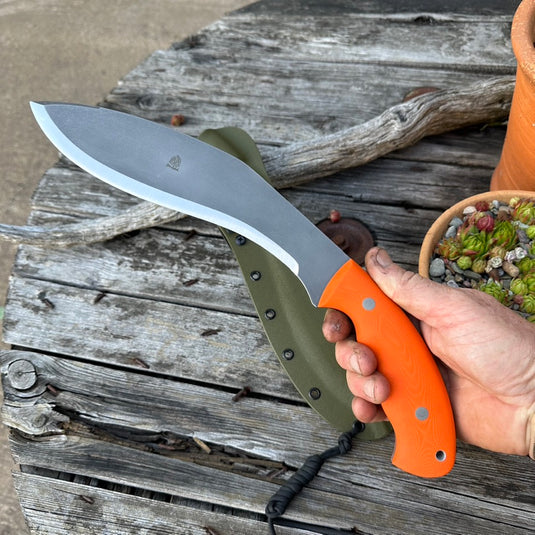 New Design AEB-L Hunter Orange Khukri