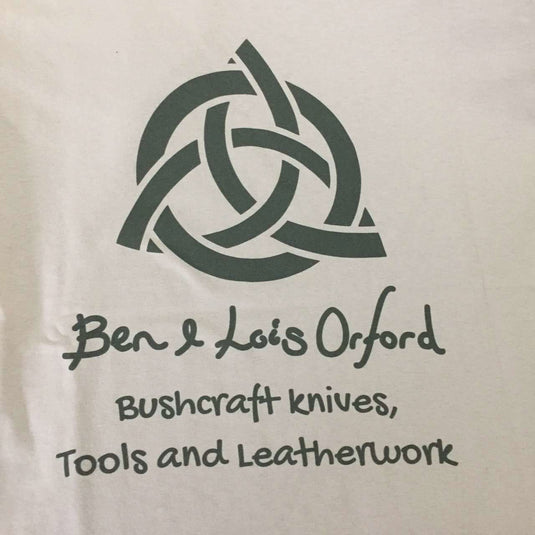 'Eat, Sleep, Bushcraft' T-Shirt - Sand - Ben & Lois Orford