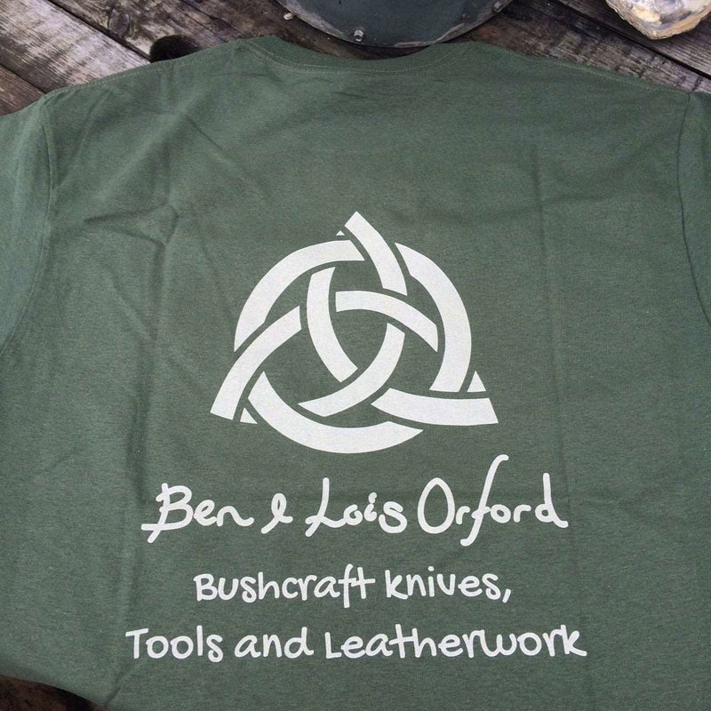 Load image into Gallery viewer, 'Eat, Sleep, Carve' T-Shirt - OD Green - Ben & Lois Orford