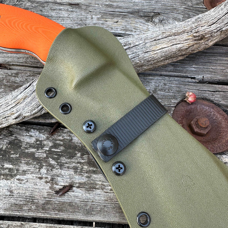 Load image into Gallery viewer, New Design AEB-L Hunter Orange Khukri
