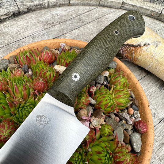 Green Micarta Provider 8" Kitchen Knife