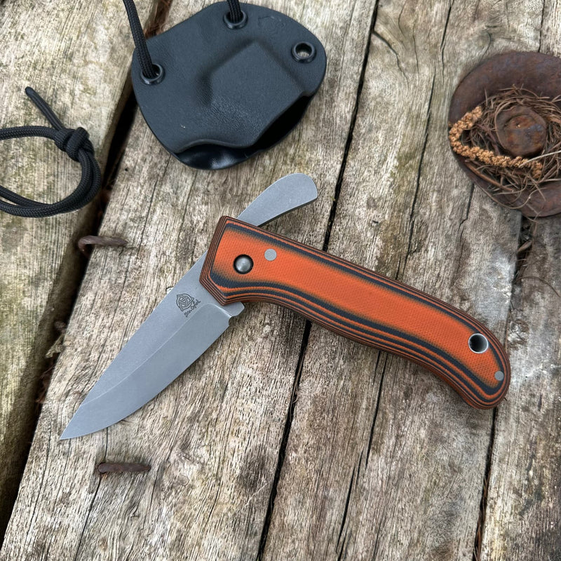 Load image into Gallery viewer, The Nomad - Sabre Grind/Pumpkin G10