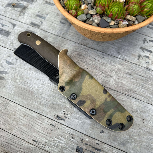 Green Micarta Woodlander 4