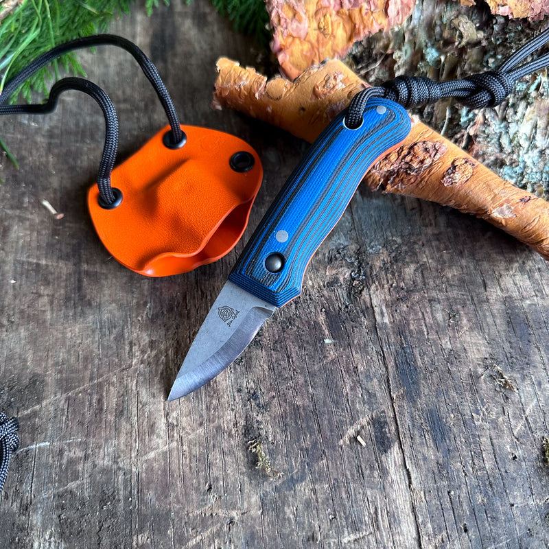 Load image into Gallery viewer, The Nano Nomad - Blue and Black G10/AEB-L