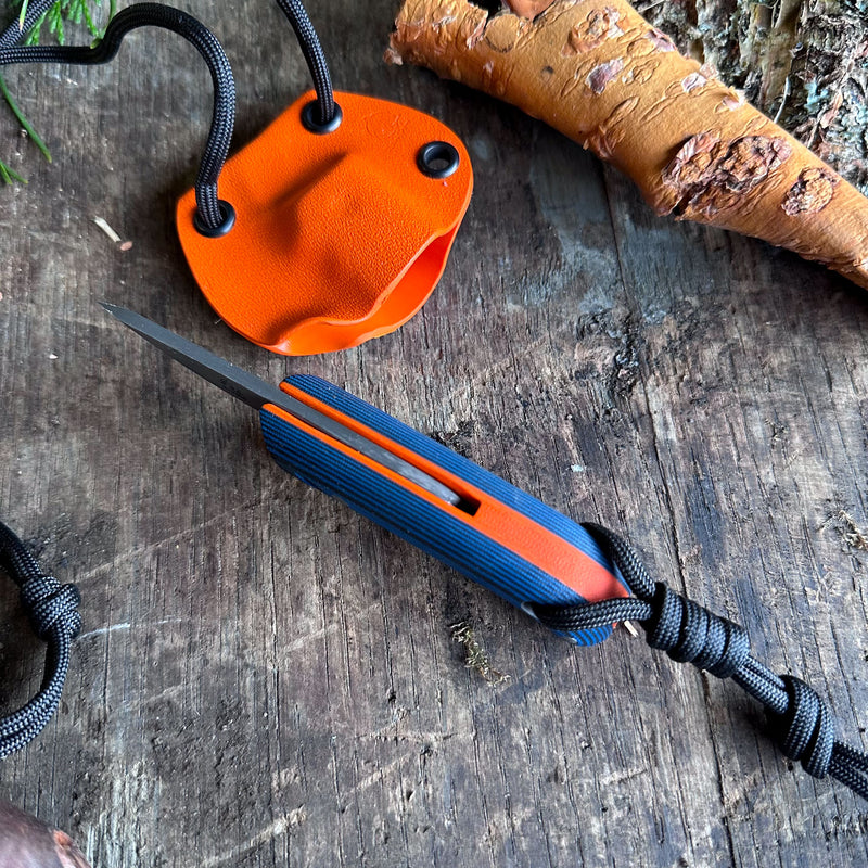 Load image into Gallery viewer, The Nano Nomad - Blue and Black G10/AEB-L