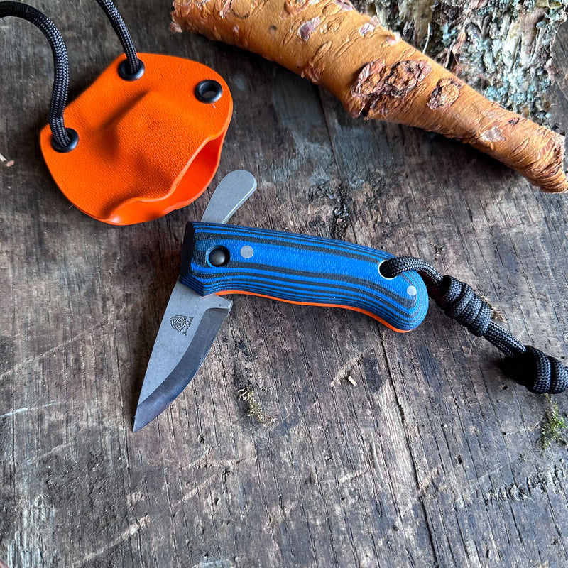 Load image into Gallery viewer, The Nano Nomad - Blue and Black G10/AEB-L