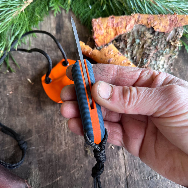 Load image into Gallery viewer, The Nano Nomad - Blue and Black G10/AEB-L