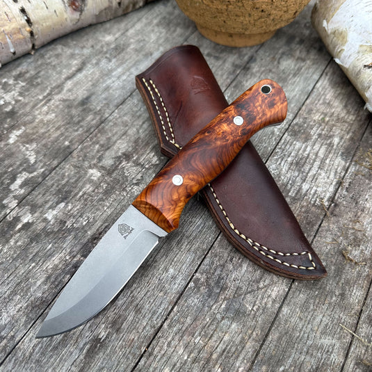 The Trapper - Sabre Grind/Burr Yew