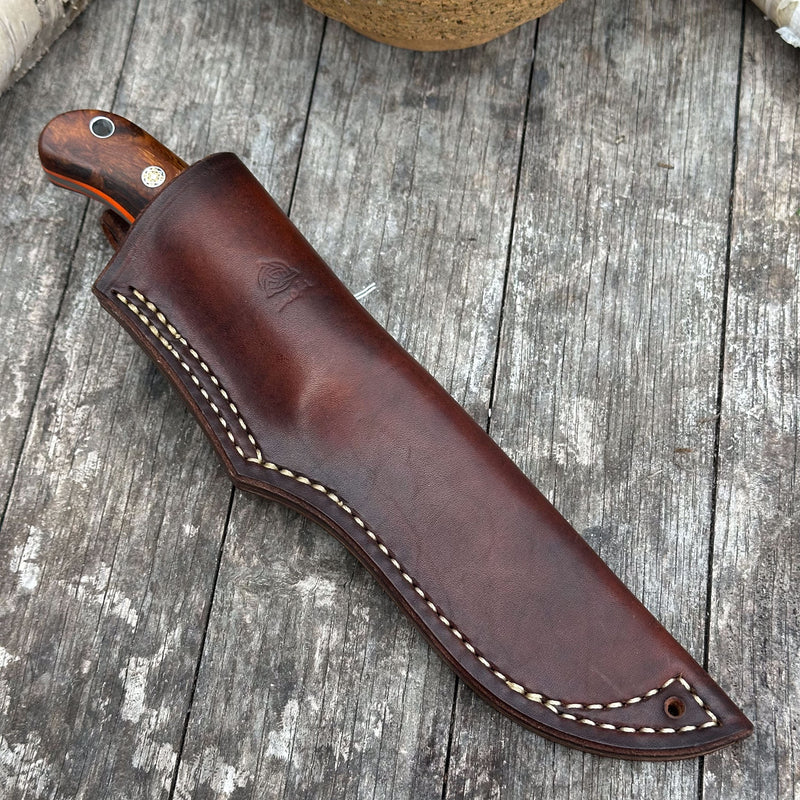 Load image into Gallery viewer, The Woodlander - Desert Ironwood/Sabre Grind/Damascus
