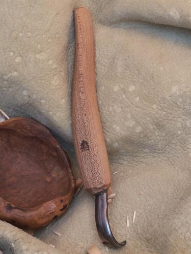 Indian Crook Knife (Mocotaugan) External Bevel - Ben & Lois Orford