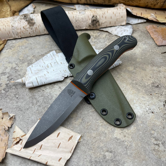 Woodlander 4" OD Green and Black - Ben & Lois Orford