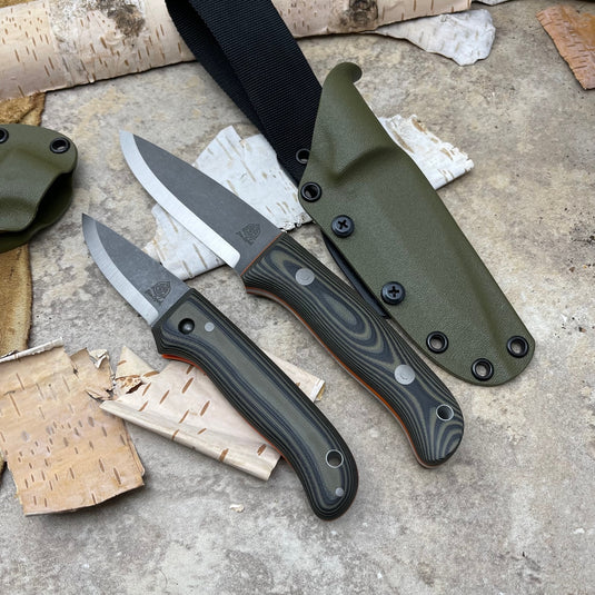 Woodlander 4" OD Green and Black - Ben & Lois Orford