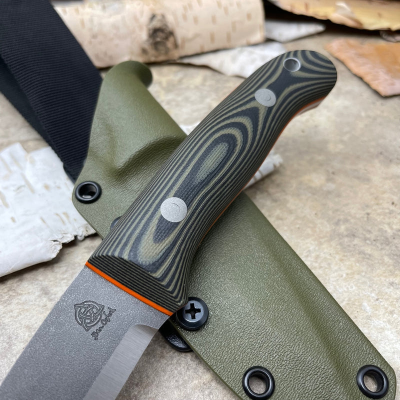Load image into Gallery viewer, Woodlander 4" OD Green and Black - Ben & Lois Orford