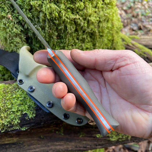 Woodlander 4" OD Green and Black - Ben & Lois Orford