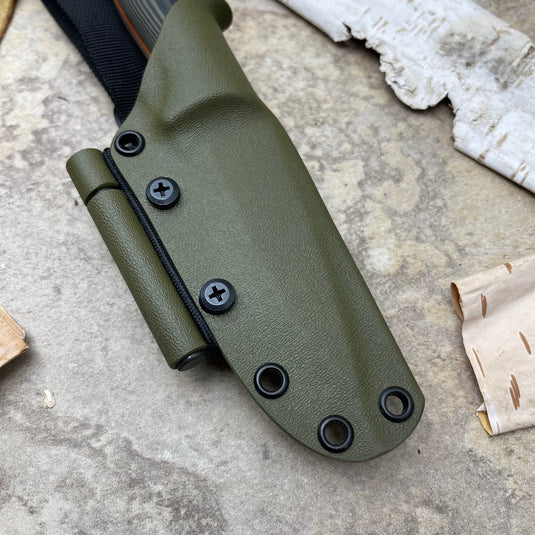 Woodlander 4" OD Green and Black - Ben & Lois Orford