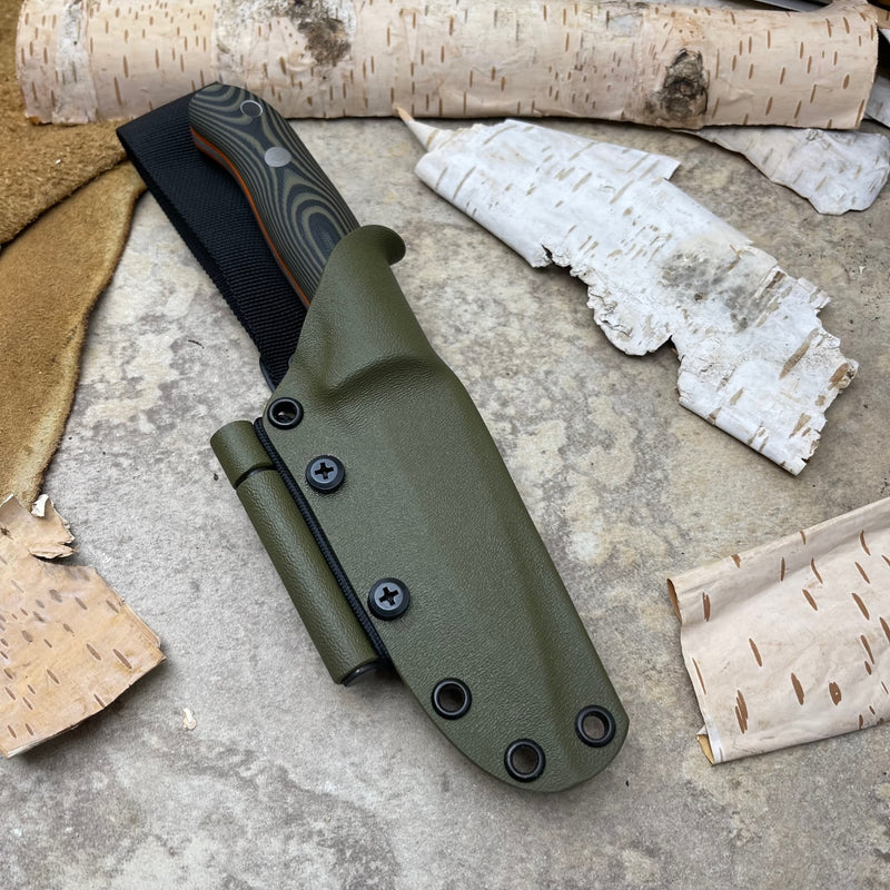 Load image into Gallery viewer, Woodlander 4" OD Green and Black - Ben & Lois Orford