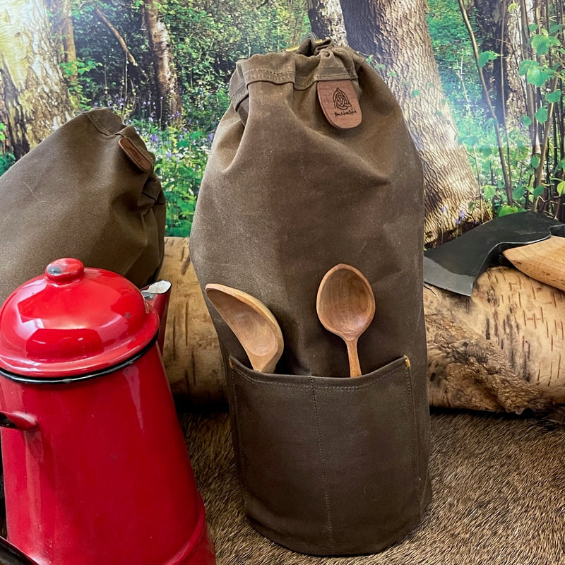 Load image into Gallery viewer, Waxed Cotton Canteen Pouch - Ben & Lois Orford