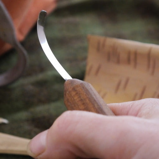 Load image into Gallery viewer, Flatter Curve Crook Knife - Ben & Lois Orford