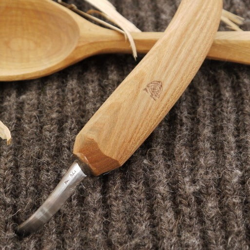 Load image into Gallery viewer, Flatter Curve Hybrid Crook knife - Ben & Lois Orford