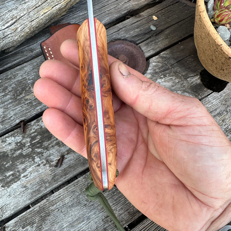 Load image into Gallery viewer, New 4&quot; Burr Yew Campcraft knife
