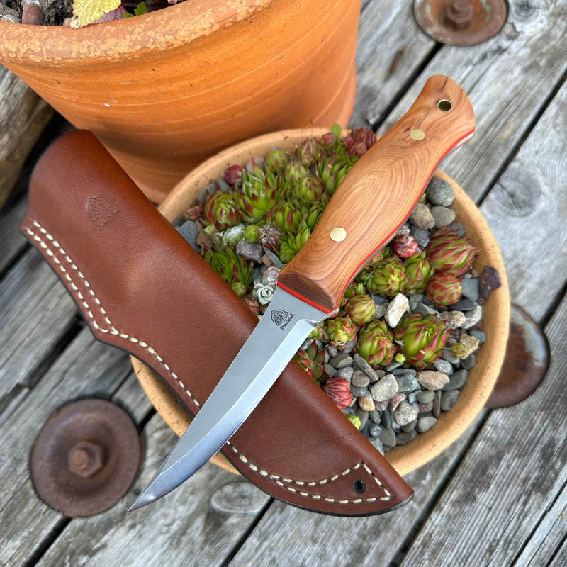 Load image into Gallery viewer, English Yew Precision Sloyd knife
