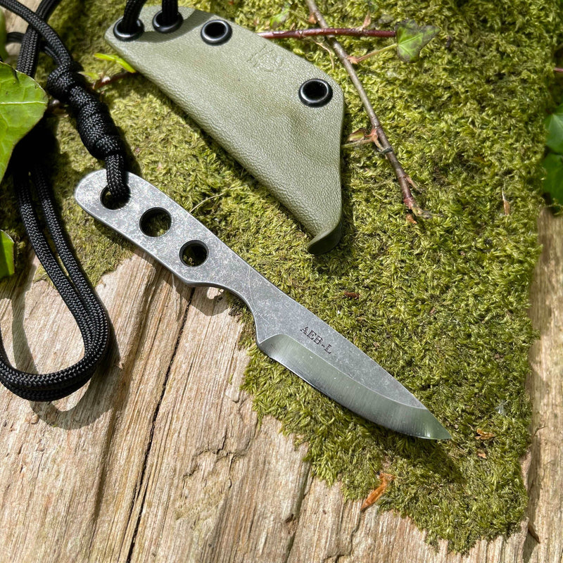 Load image into Gallery viewer, OD green AEB-L &#39;Thorn&#39; knife - Ben &amp; Lois Orford
