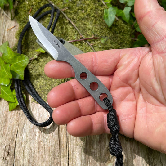 OD green AEB-L 'Thorn' knife - Ben & Lois Orford