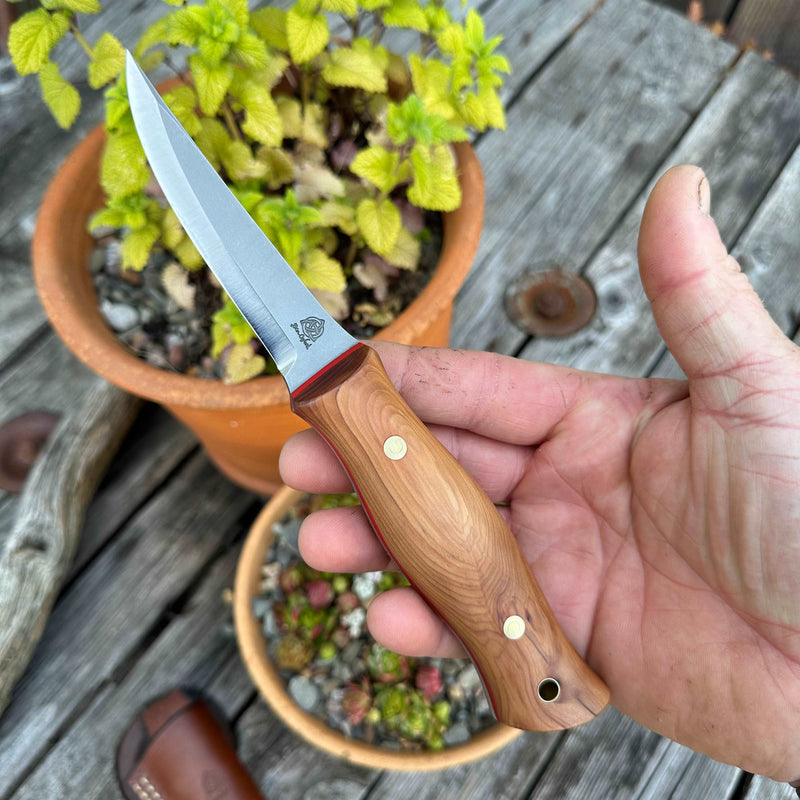 Load image into Gallery viewer, English Yew Precision Sloyd knife
