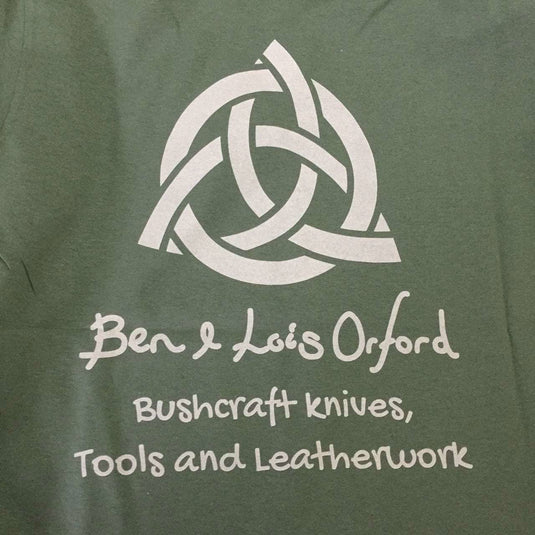 'Eat, Sleep, Bushcraft' T-Shirt - OD Green - Ben & Lois Orford