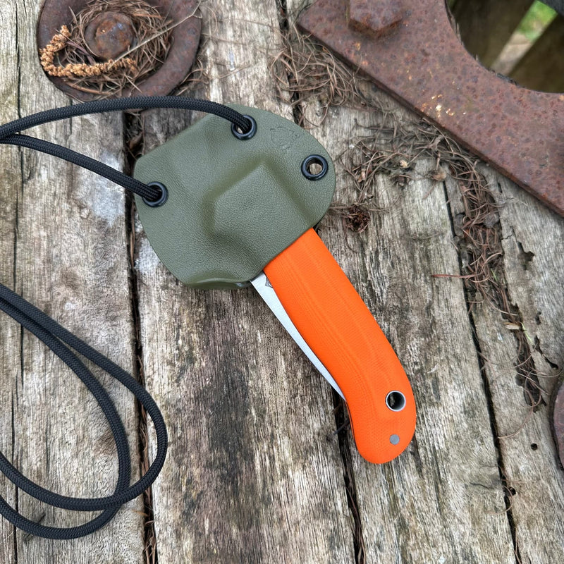 Load image into Gallery viewer, Hunter Orange Flat grind Nomad
