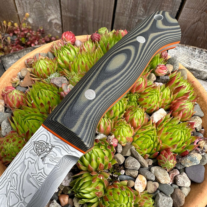 Load image into Gallery viewer, Vinland Damasteel Damascus Trapper
