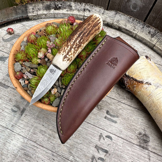 Damasteel Antler Sloyd Knife