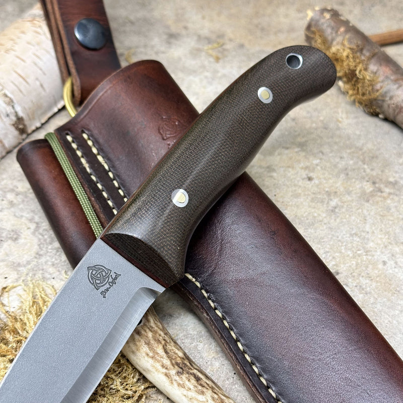 Load image into Gallery viewer, The Woodlander - Green Micarta/AEB-L
