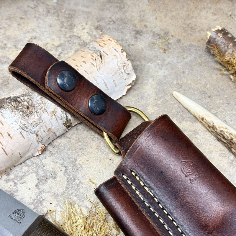 Load image into Gallery viewer, The Woodlander - Green Micarta/AEB-L
