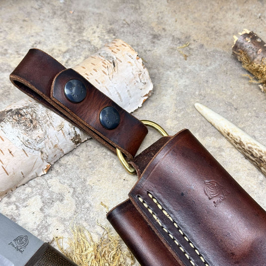 The Woodlander - Green Micarta/AEB-L